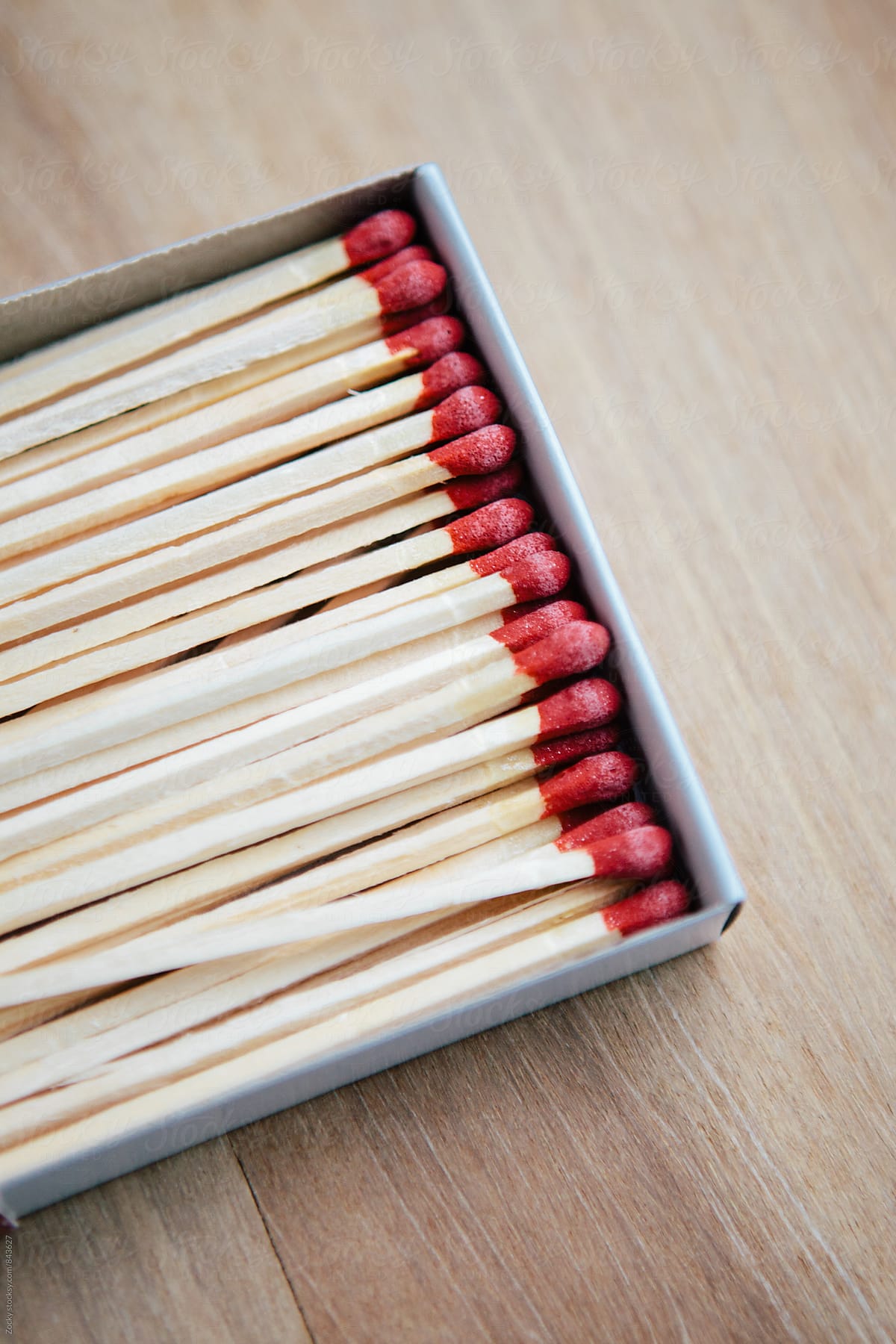 Matchstick in paper box
