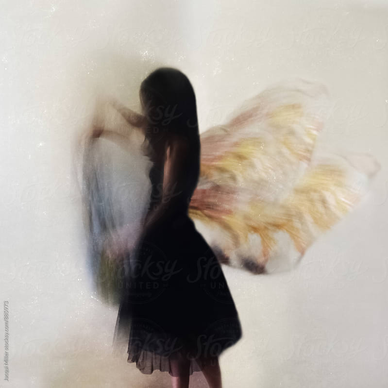 Conceptual Woman With Butterfly Wings By Jacqui Miller Stocksy United