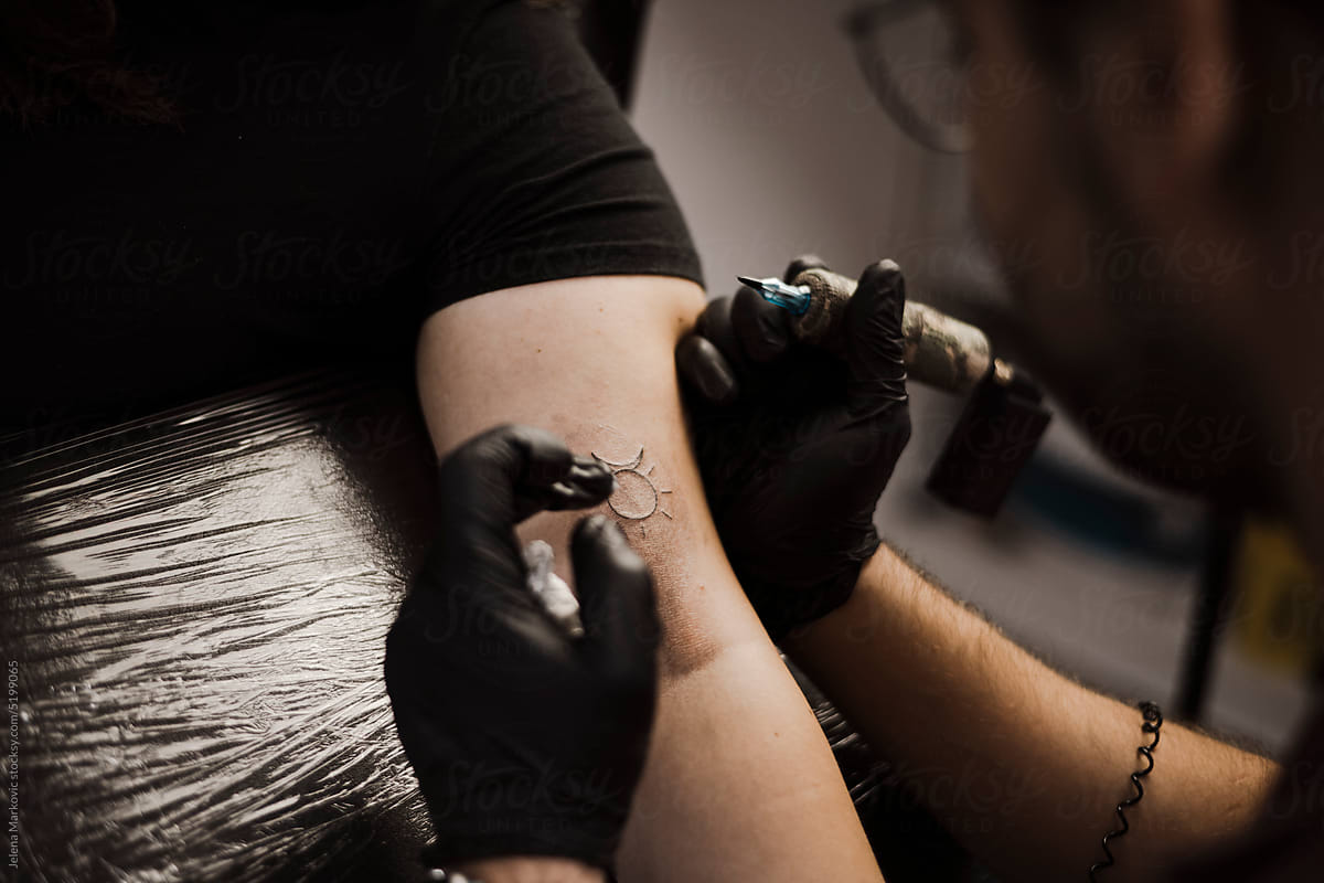 Tattoo artist studio