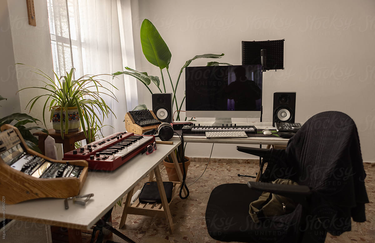 Home music recording studio