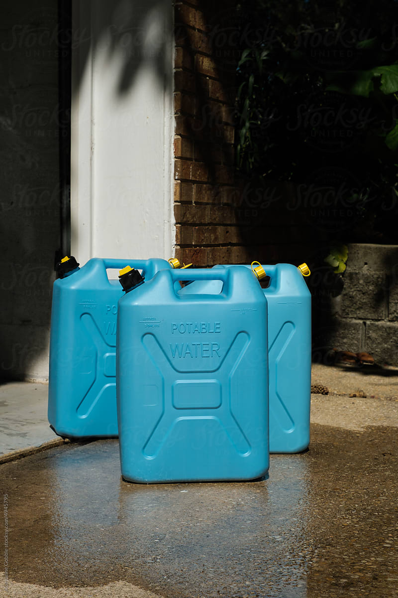 Drinking Water Containers During Hurricane Season