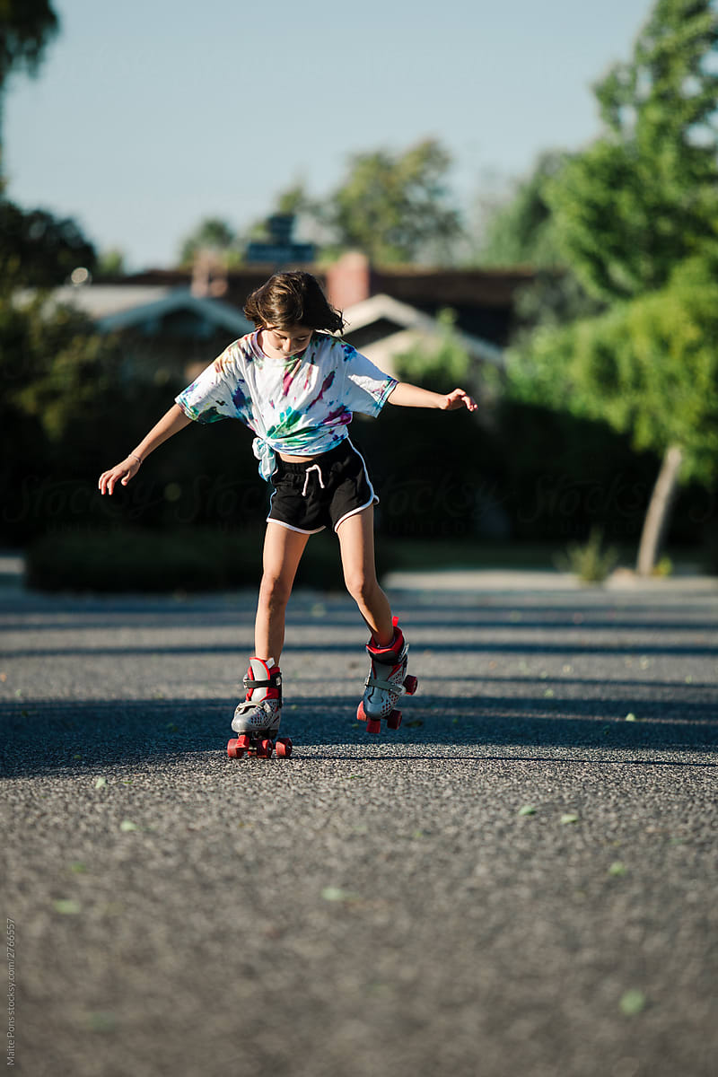 Girl in Roller-skates