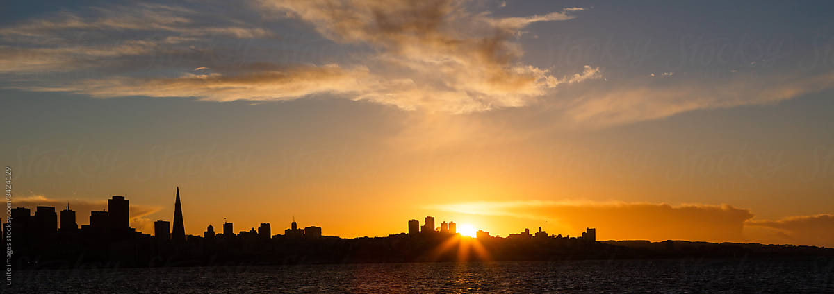 San Francisco in sunrise
