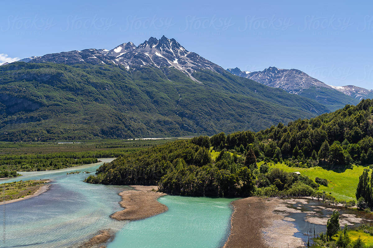 View Of A Beautiful Landscape In The Carretera Austral