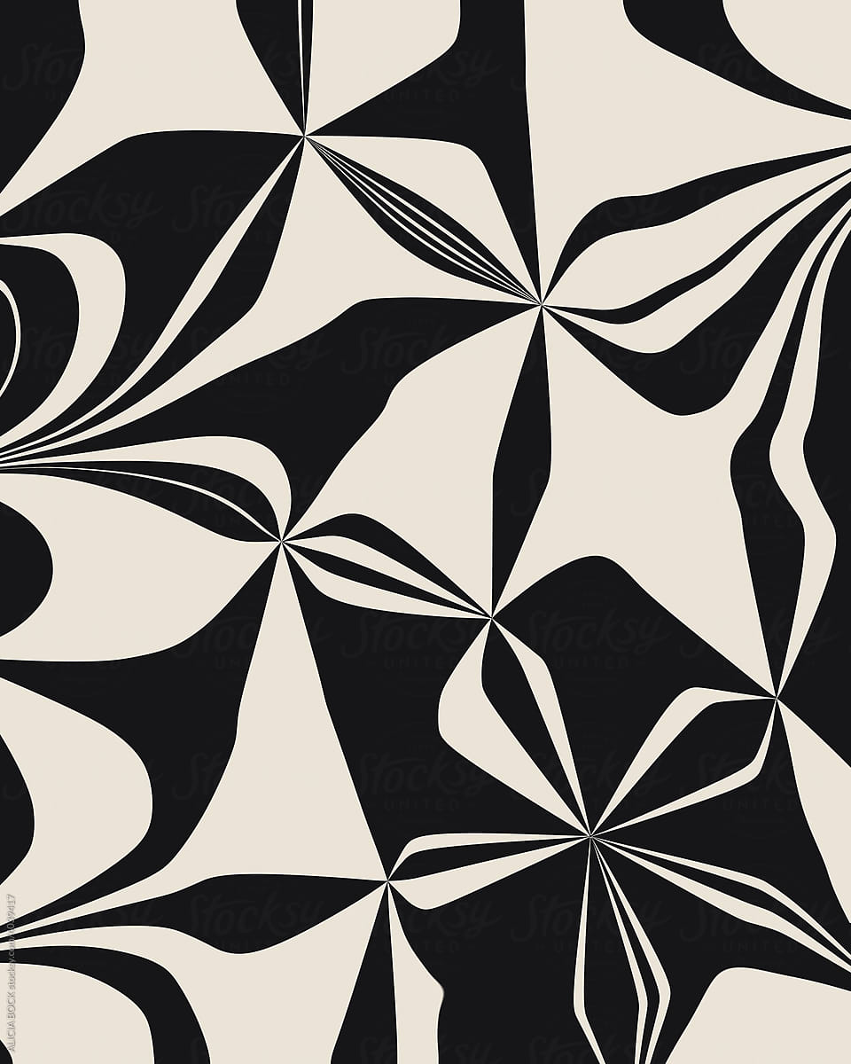Modern Abstract Floral Inspired Pattern