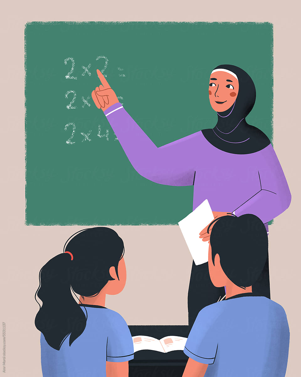 Cultural Diversity in Education: Muslim Teacher Guiding Students