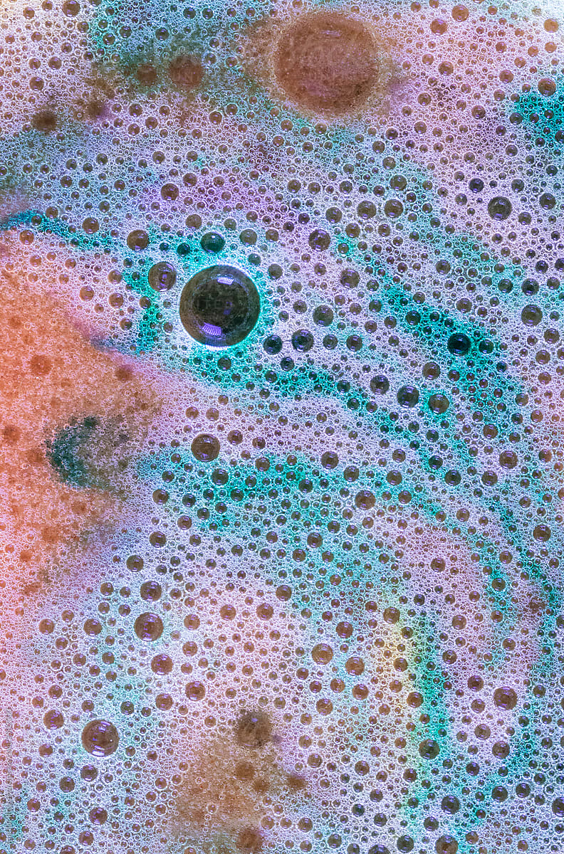 Abstract Soap and Oil Bubbles