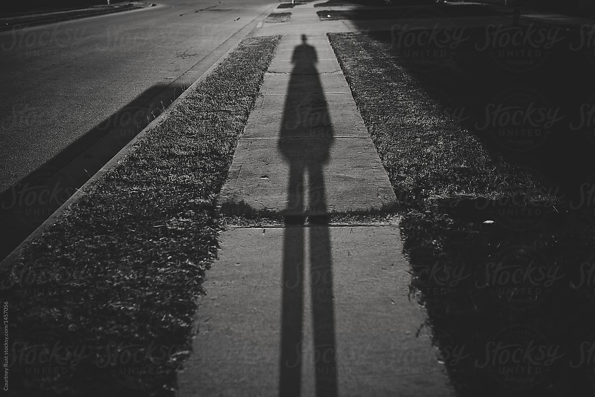 Shadow of a woman