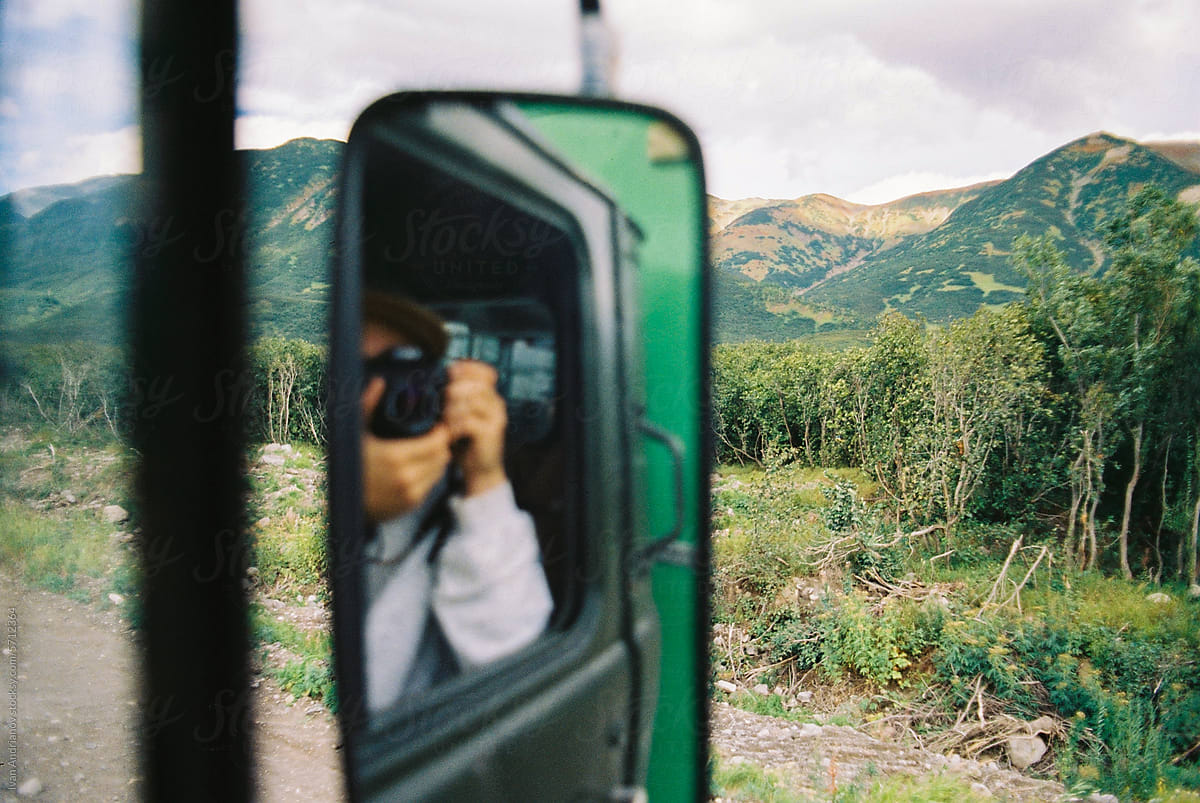 Road Trip Photographer Car Self-portrait