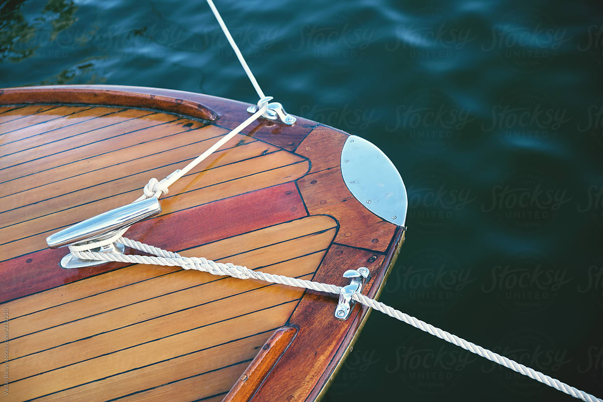 Sailing rope on board of a yacht Stock Photo by ©philipus 30350557