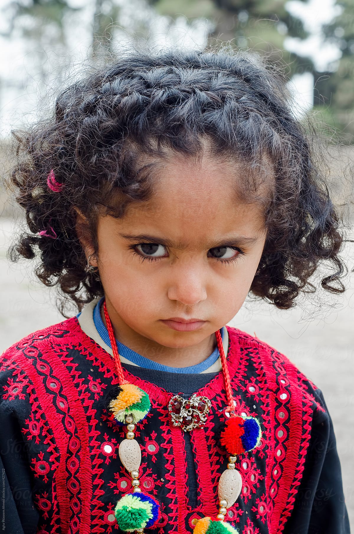 A Balochi Girl Child by Agha Waseem Ahmed