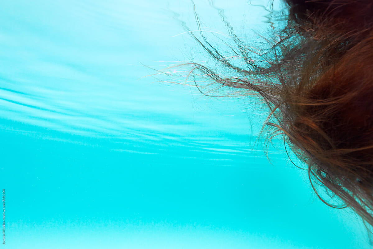 Woman\'s Hair Underwater