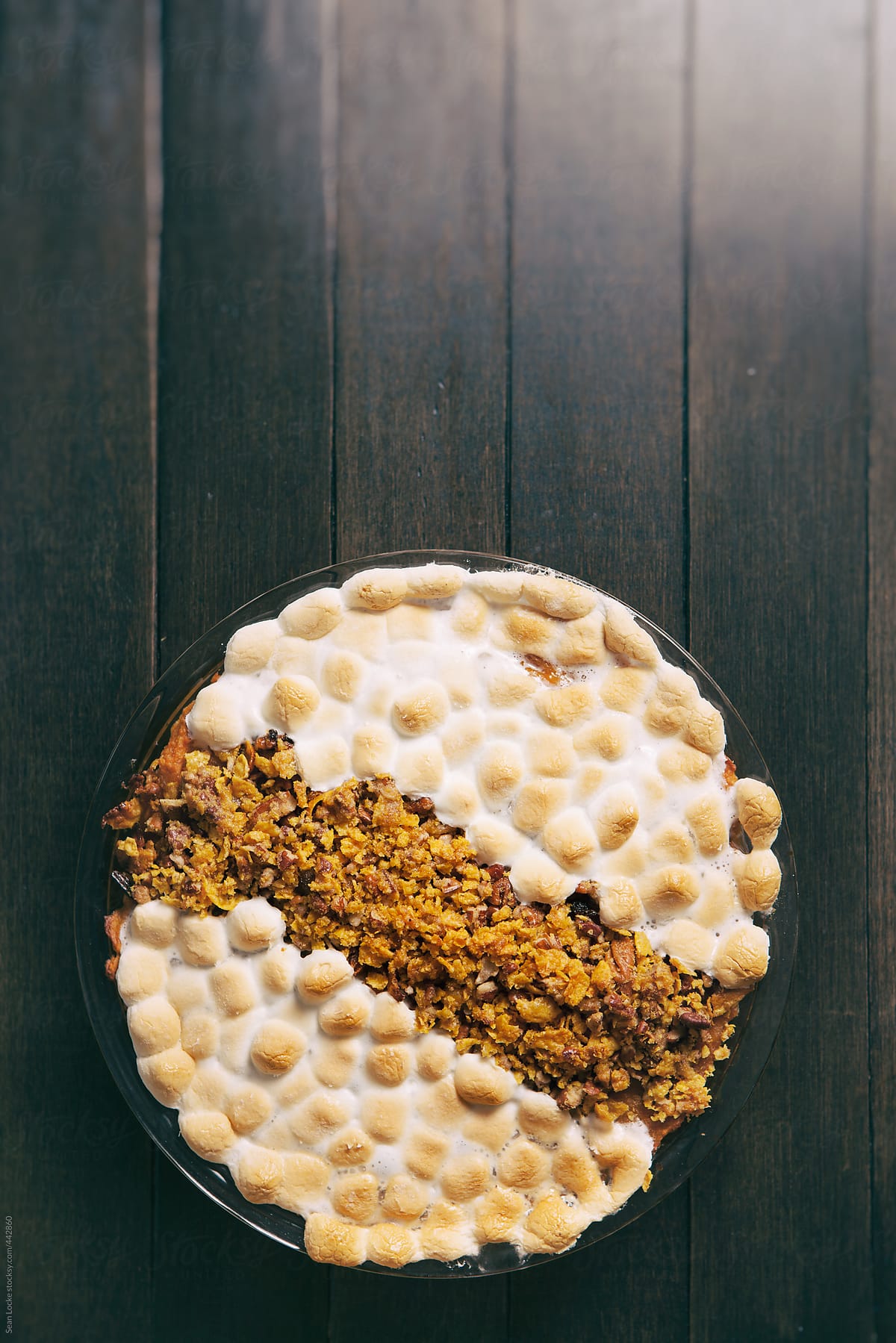 Thanksgiving: Sweet Potatoes With Marshmallows And Pecan Cornflake Crumble