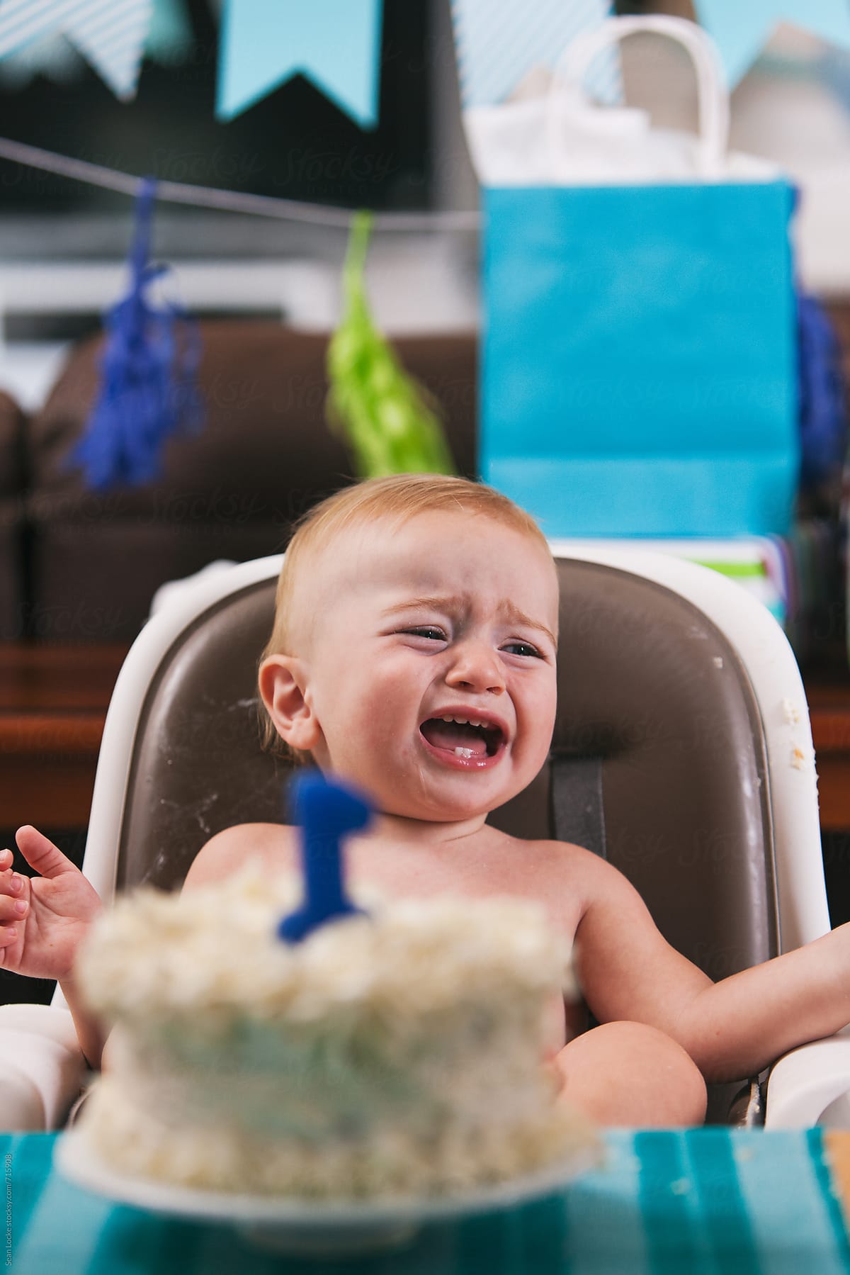 Birthday: Upset Toddler Crying At Party