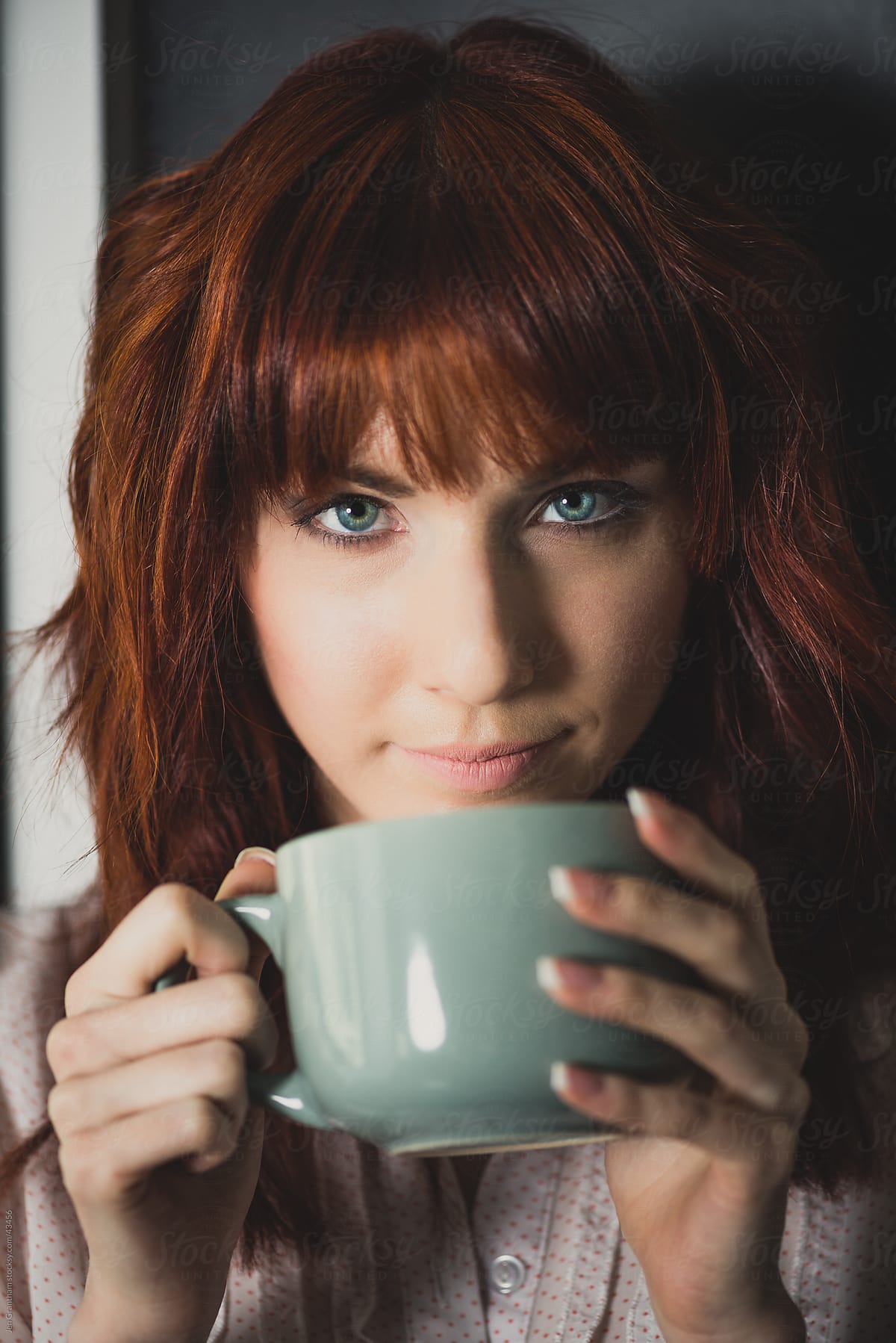 Young woman with coffee