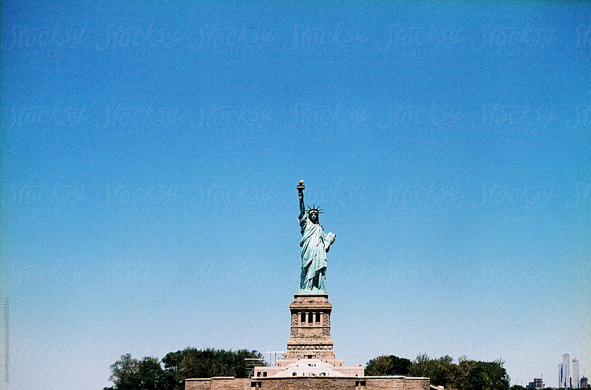 the Statue of Liberty, 35mm