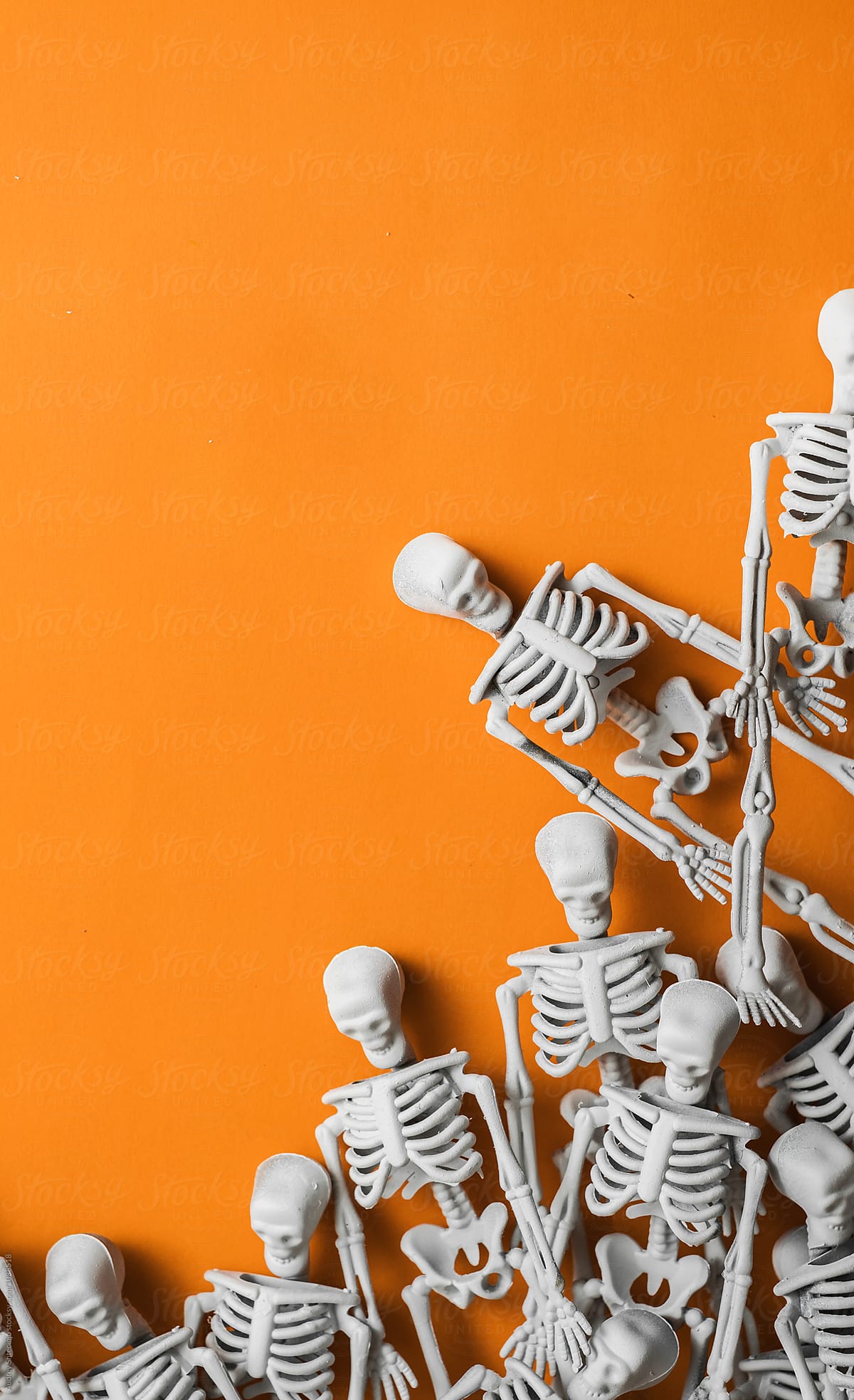 human-skeleton-miniature-halloween-by-stocksy-contributor-audshule