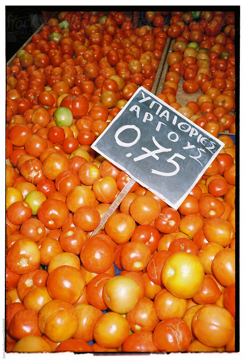 Market tomatoes