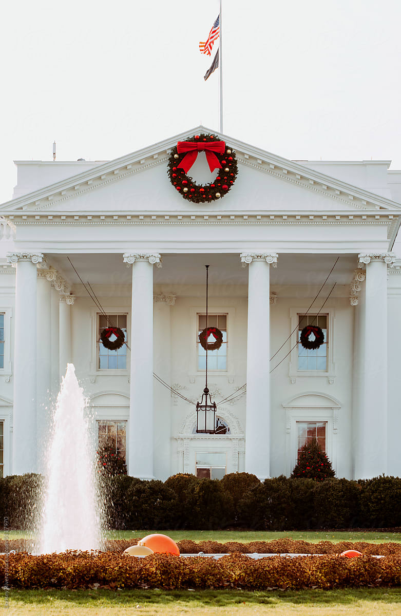 The White House at Christmas