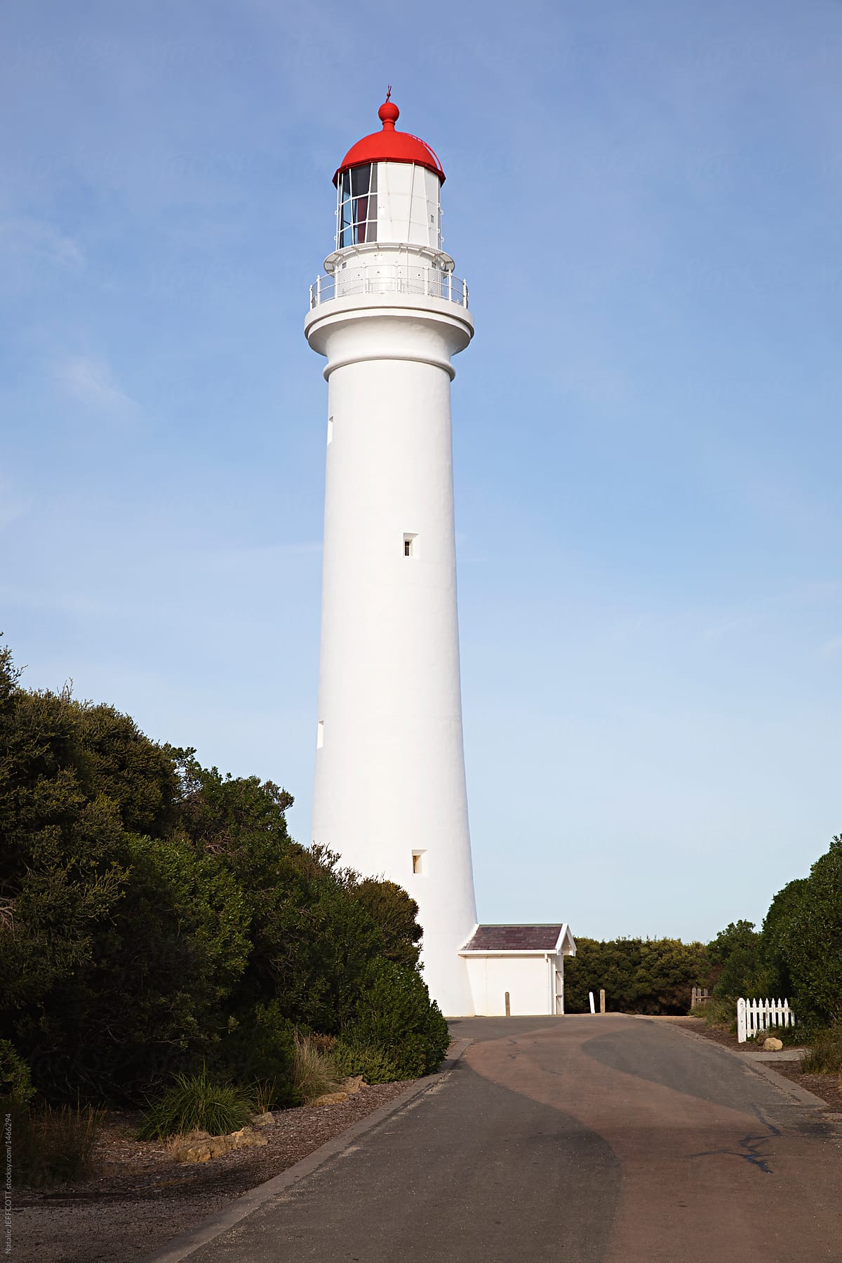 Split Point Light House at Aireys Inlet, along the Great Ocean Road in Victoria, Australia