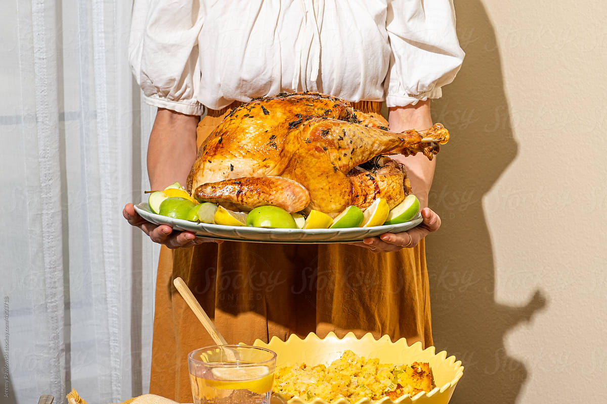 Holding Thanksgiving Turkey