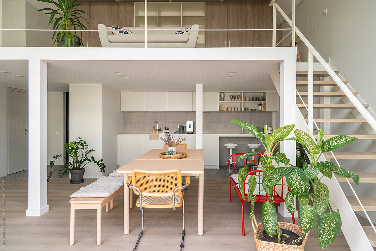 Two Floors Apartment With Plants