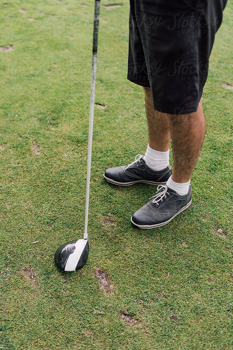 Anonymous Golf Player Holding A Golf Club
