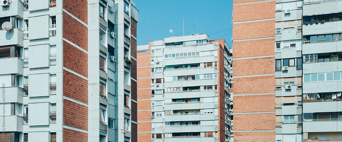 Belgrade Housing Blocks / From Socialist Era / New Belgrade