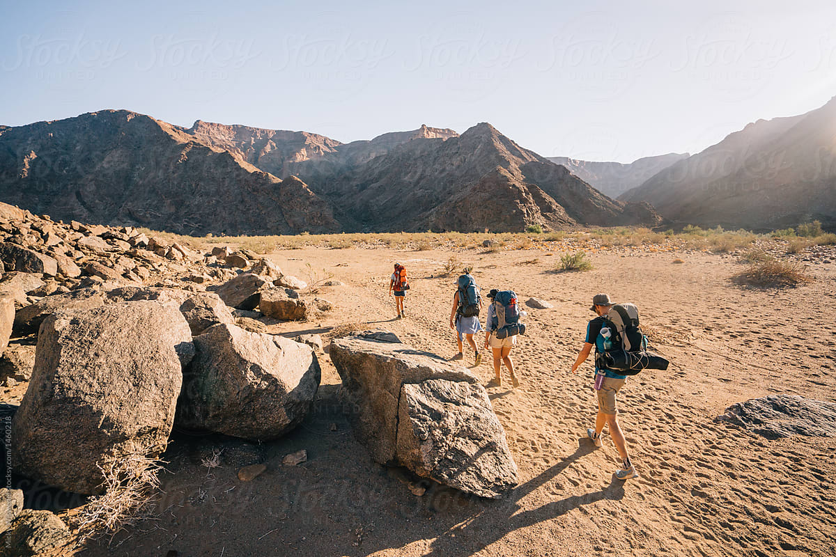 desert hiking trail