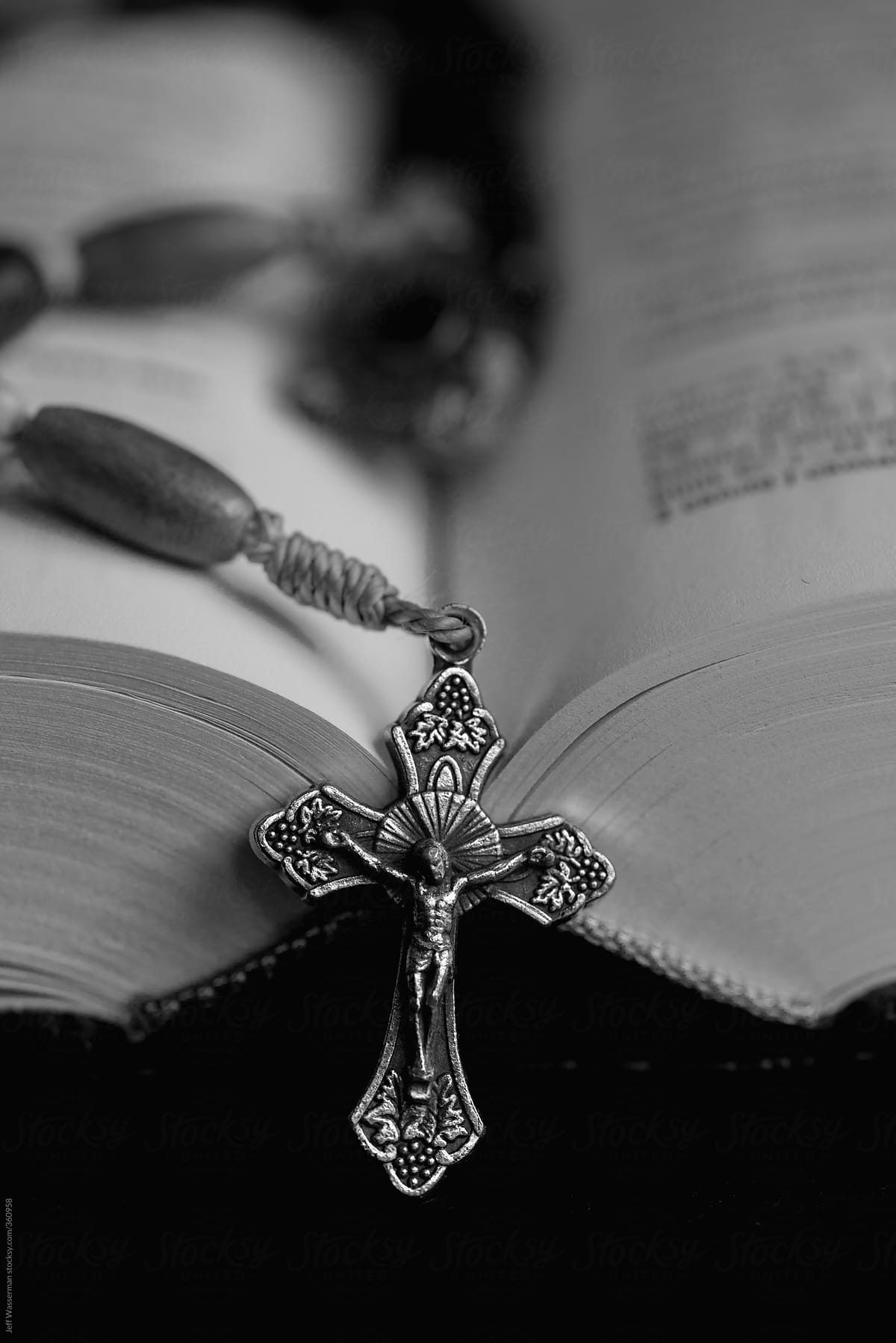 Rosary and Christian Bible