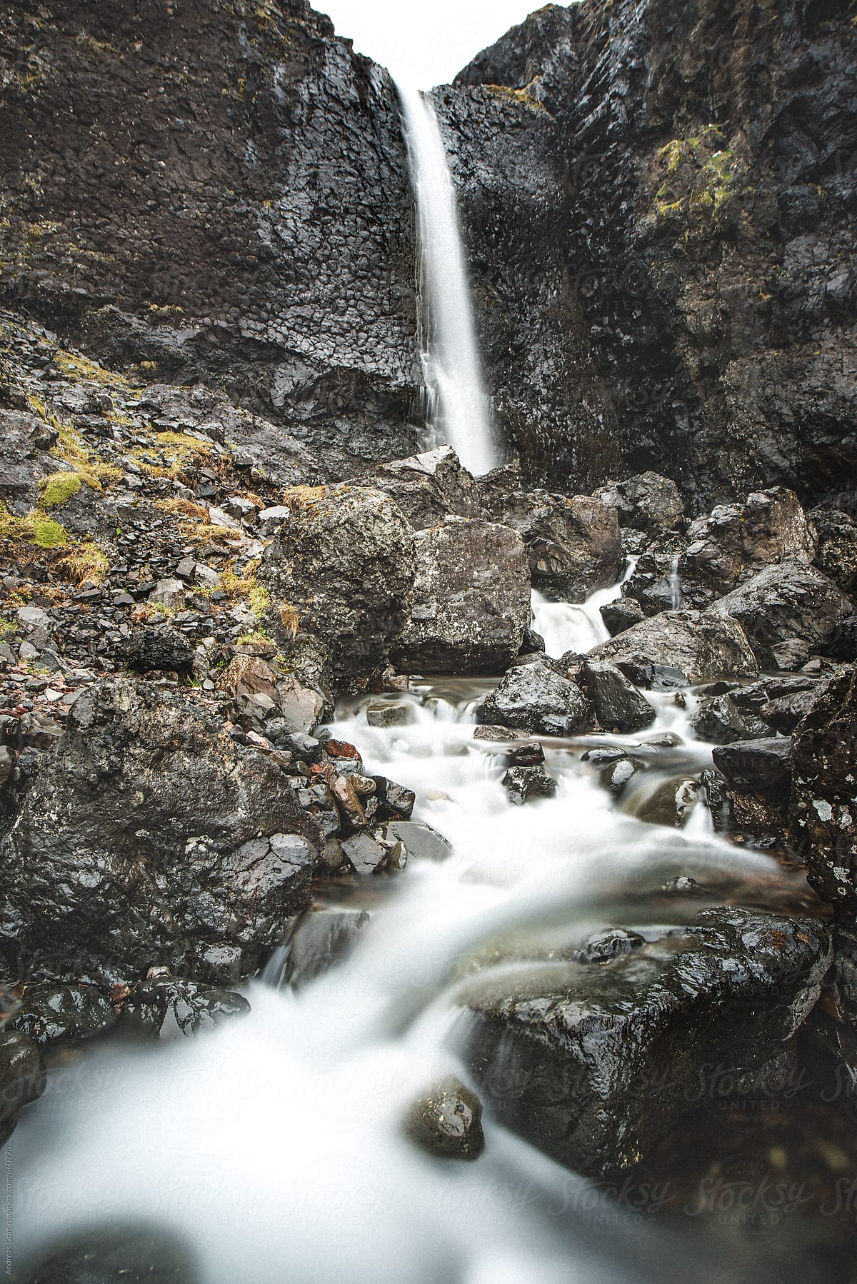 Icelandic Waterfall By Stocksy Contributor Andreas Gradin Stocksy