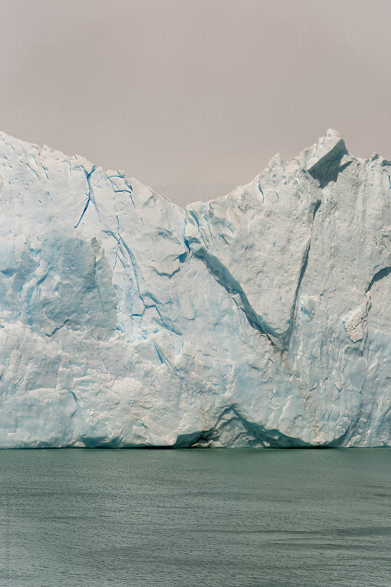 Detail of a glacier