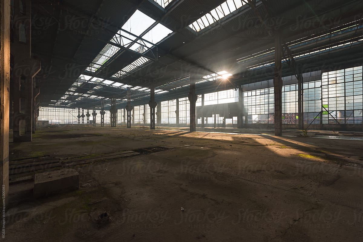Interior of old factory