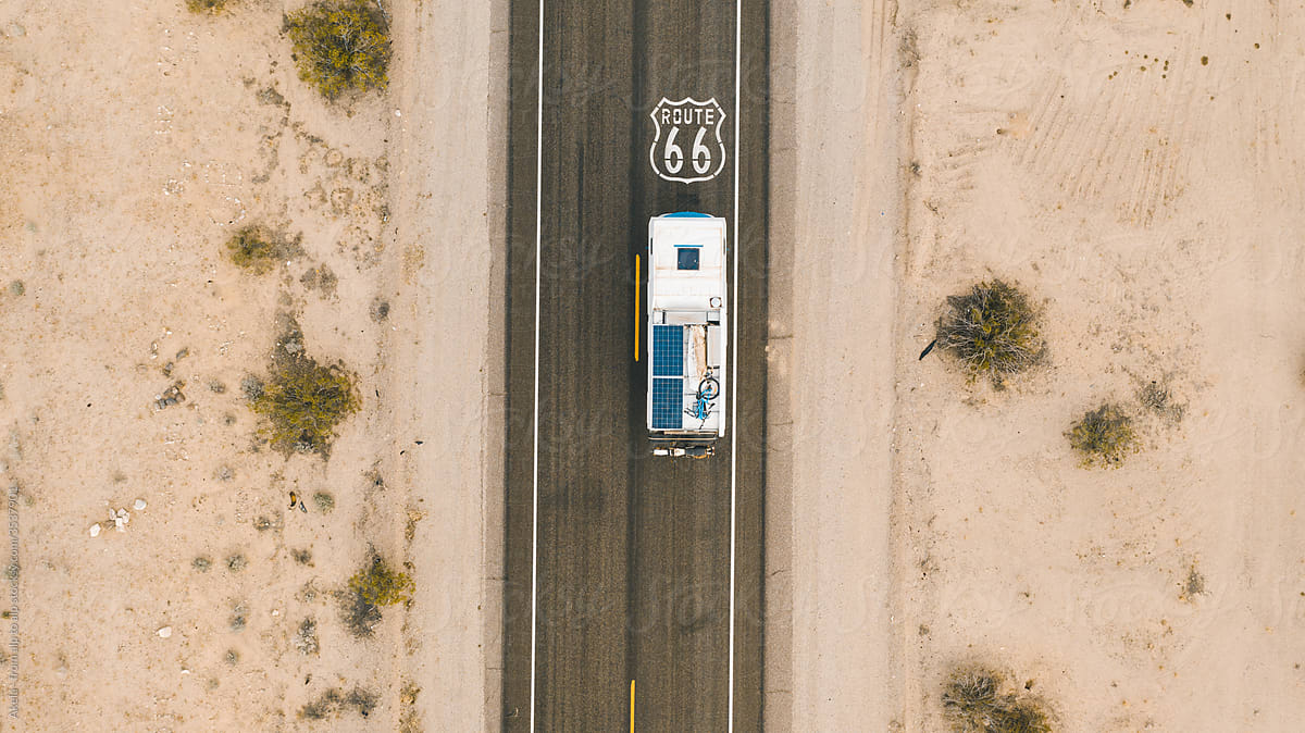 vanlife on route 66