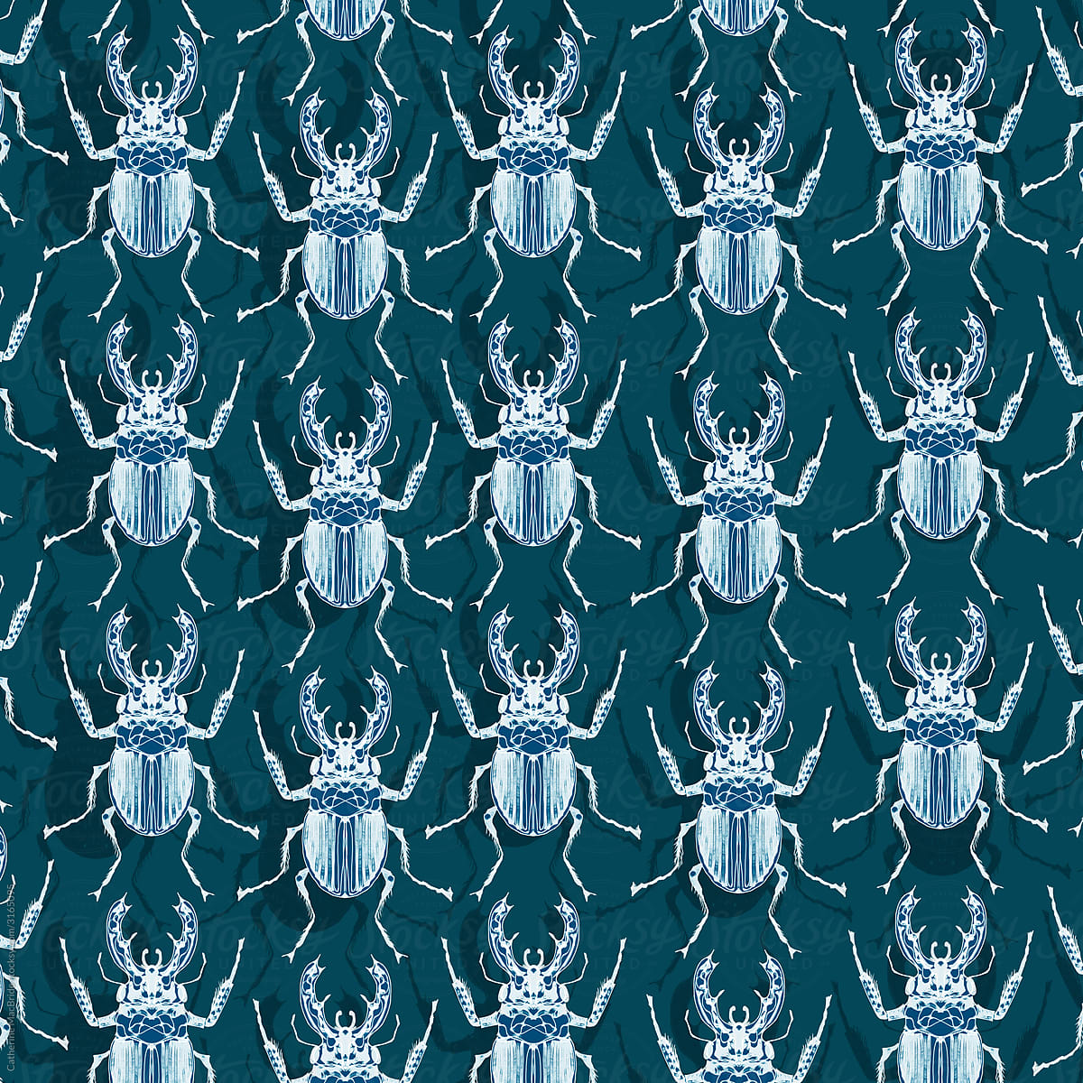 Ornate Beetle Pattern