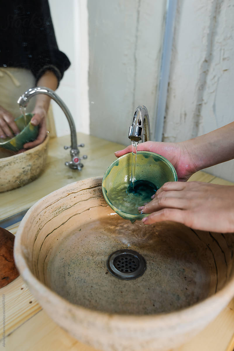 Washing decorative bowl