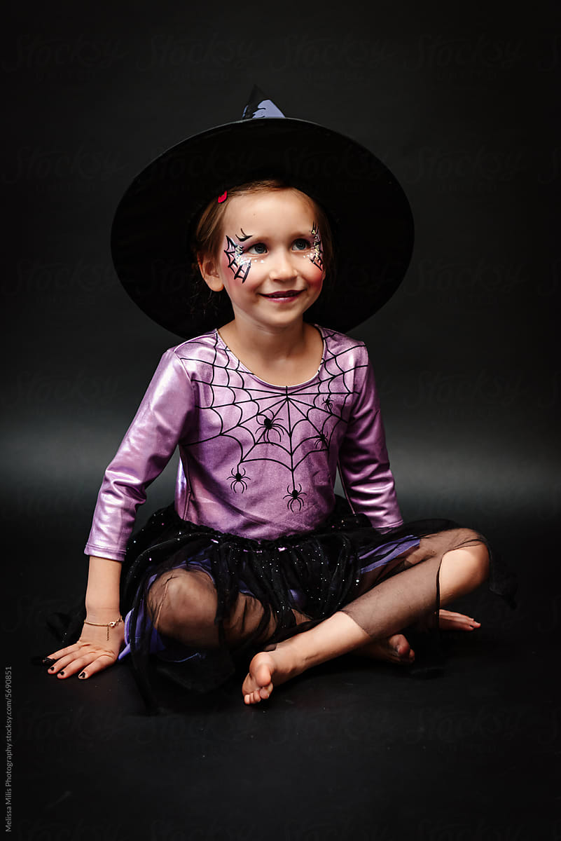 Halloween witch studio portrait