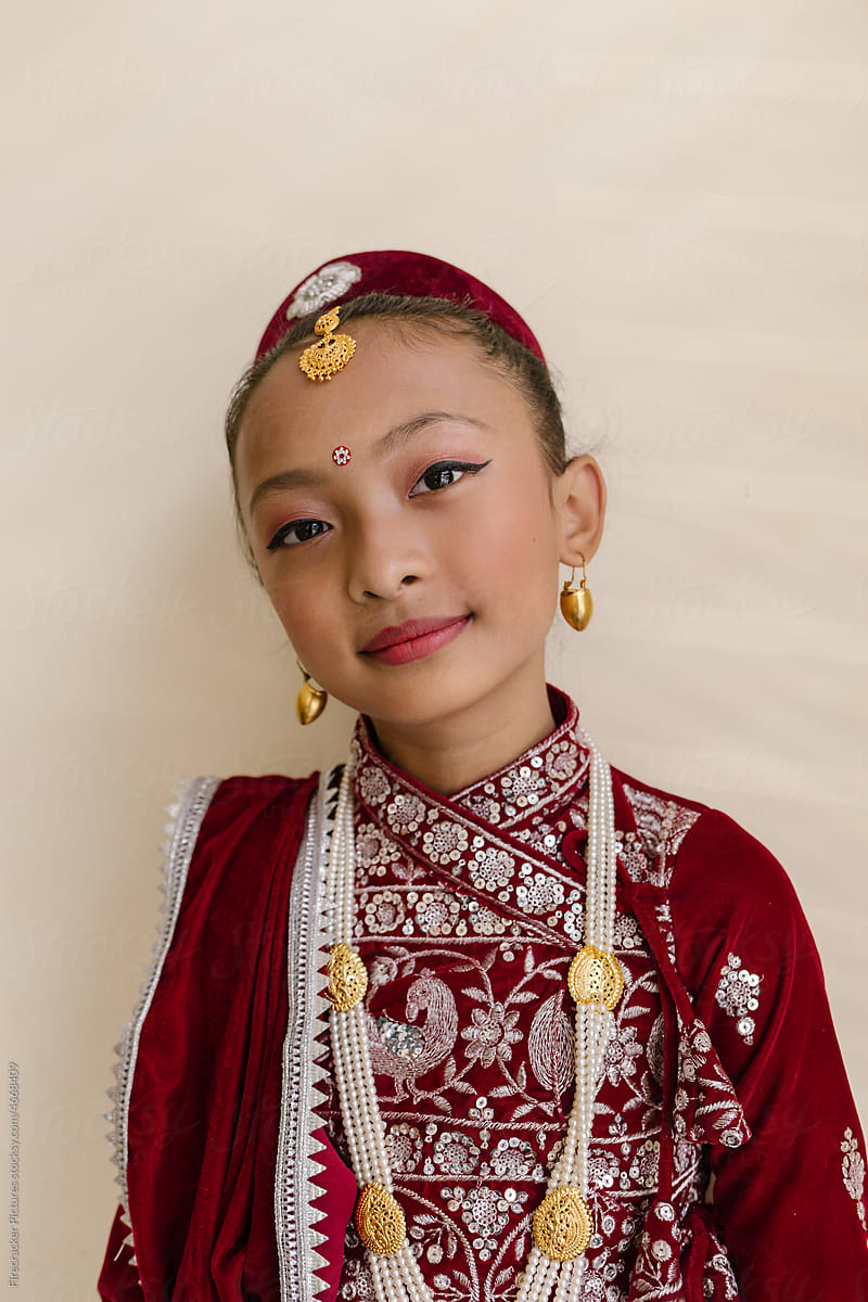 Nepalese women in traditional clothes Stock Photos and Images | agefotostock