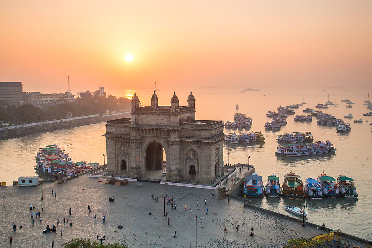 India, Mumbai, Maharashtra, The Gateway of India, monument comme