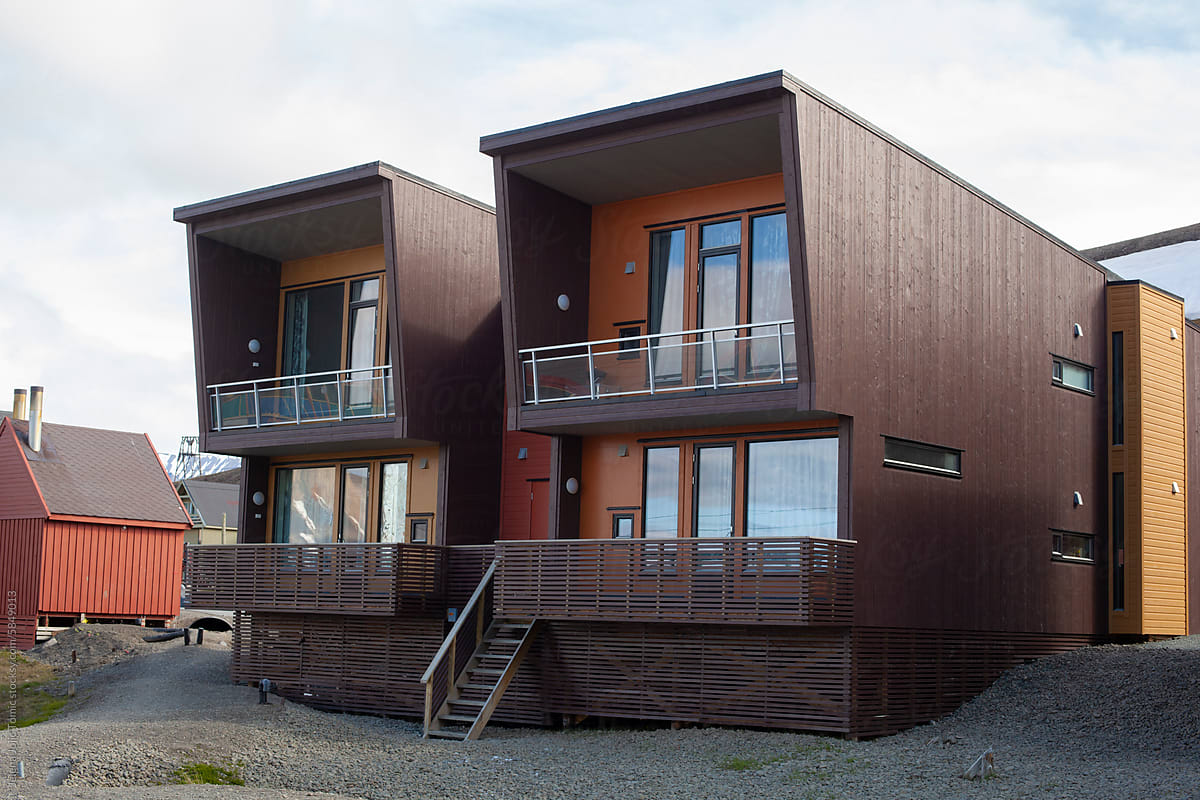 Housing in the Svalbard, Norway