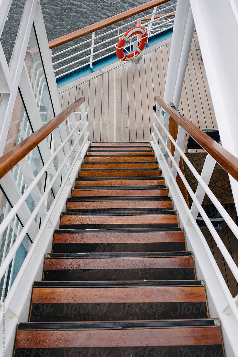 Stairs on a Cruise Ship