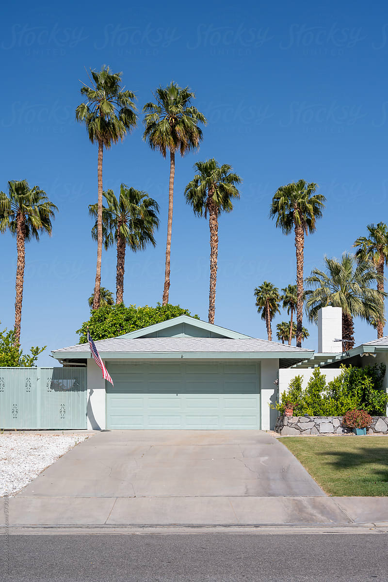 A typical house in Palm Springs