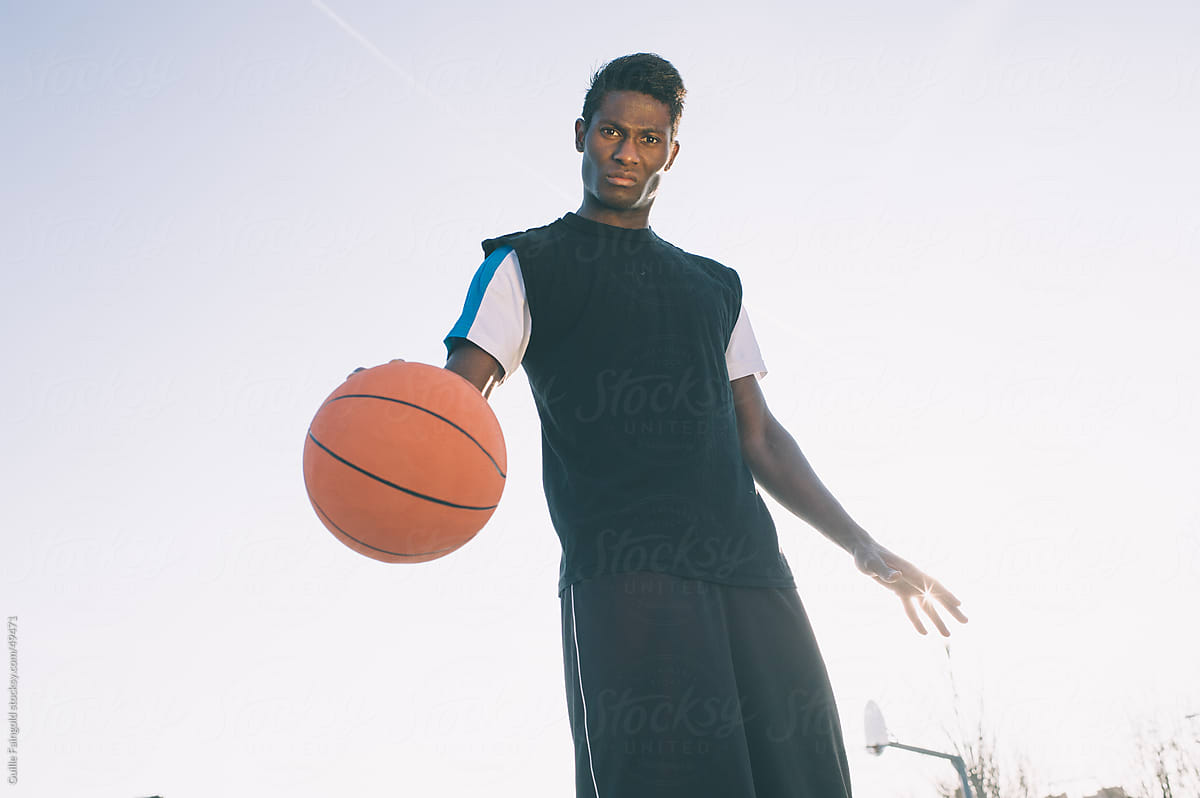 black basketball player