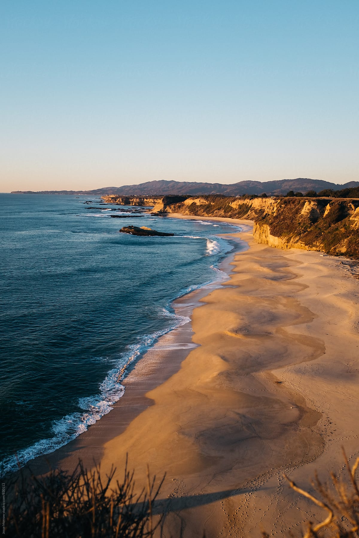 landscape view of California big sur coast line