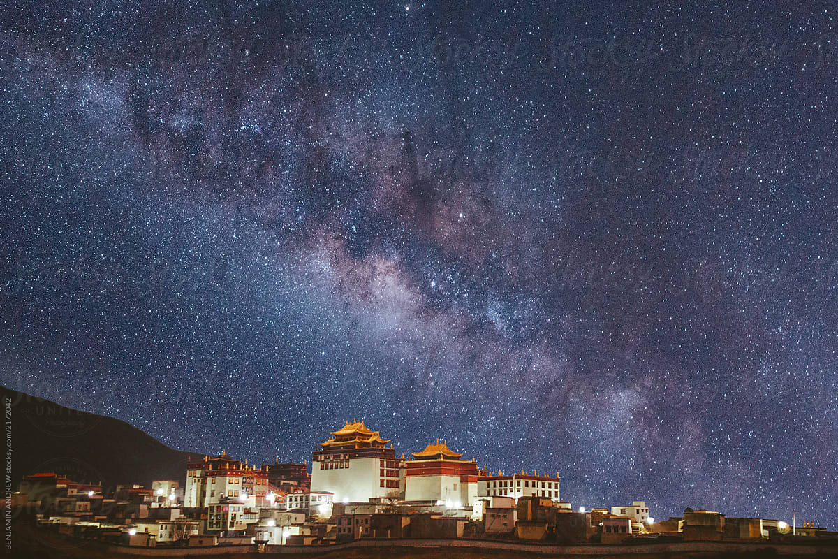 The Milky Way in Shangri-La