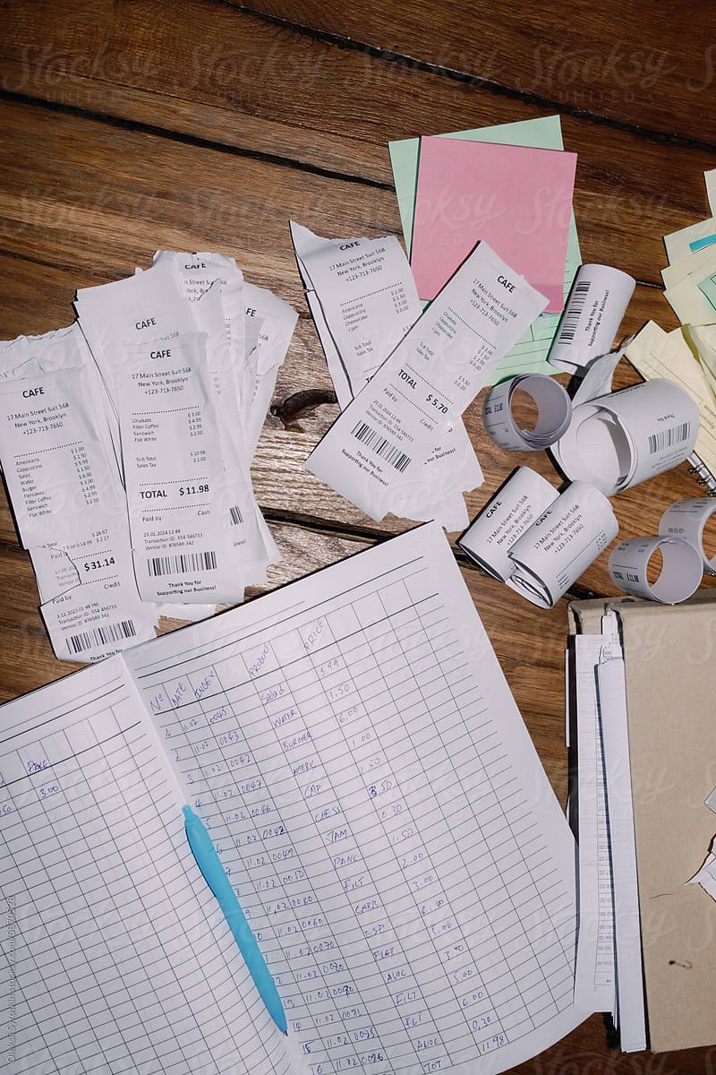 Organizing Business Receipts for Financial Records