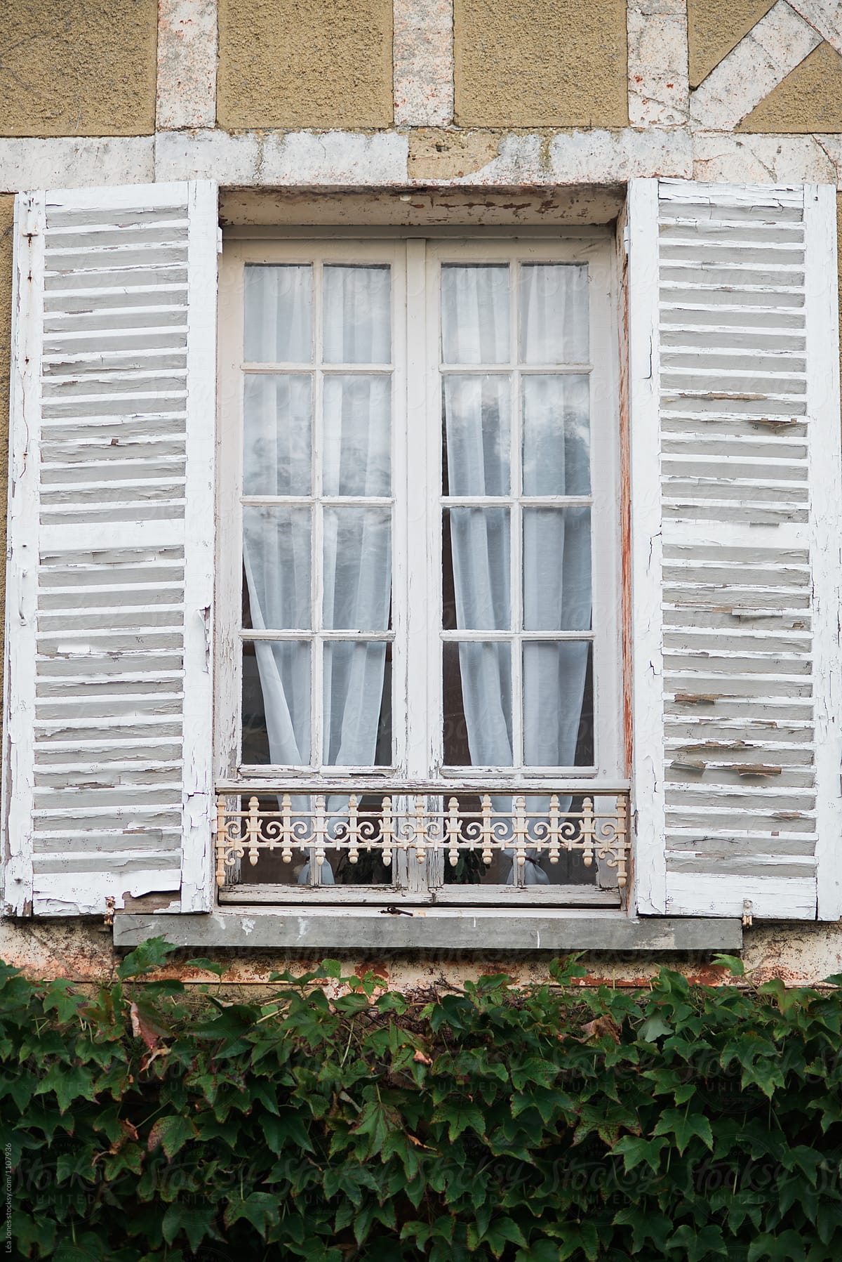 window and shutters in France
