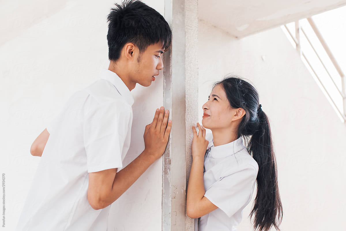 Young Asian College Couple By Stocksy Contributor Pansfun Images