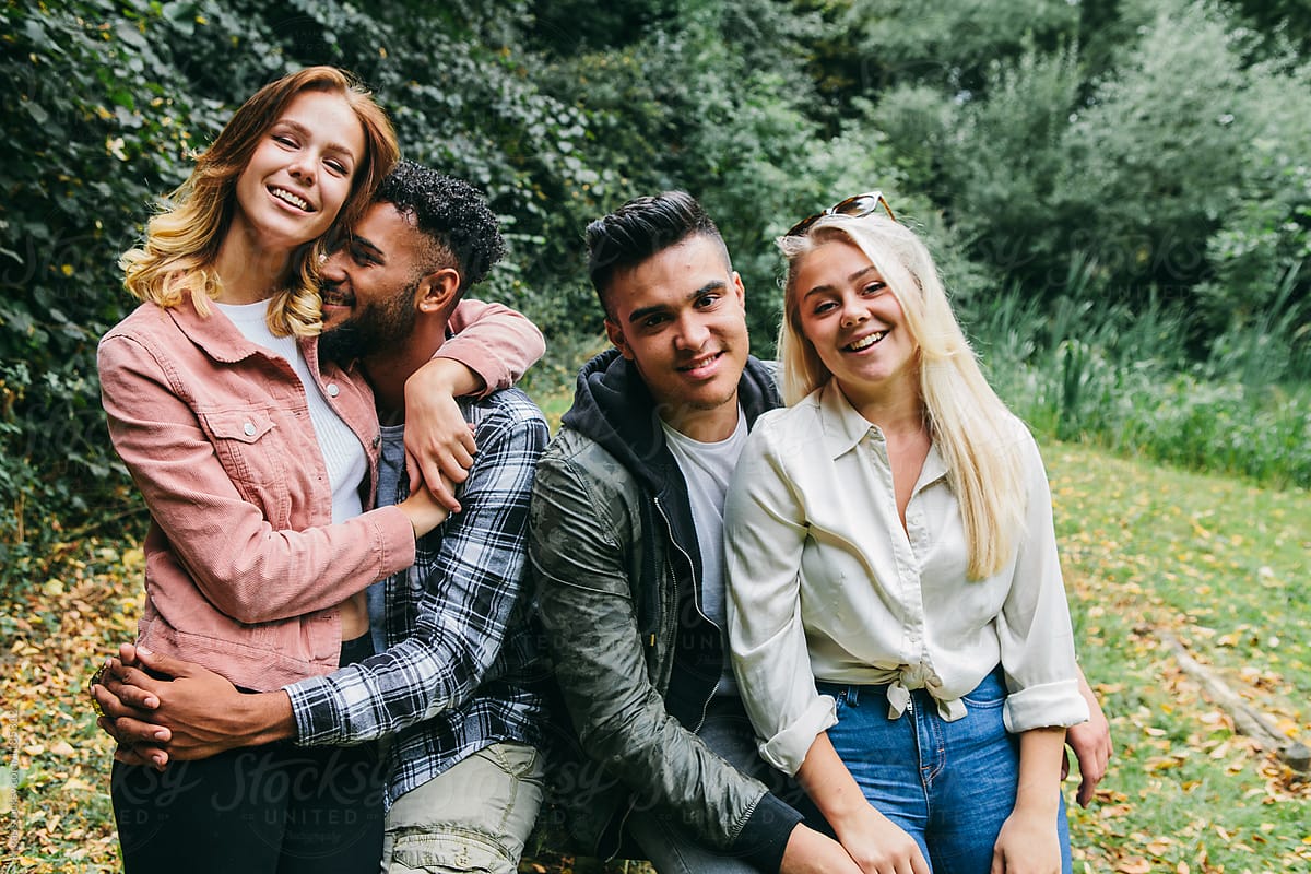 "Four Cute Friends In Their Early Twenties" by Stocksy Contributor