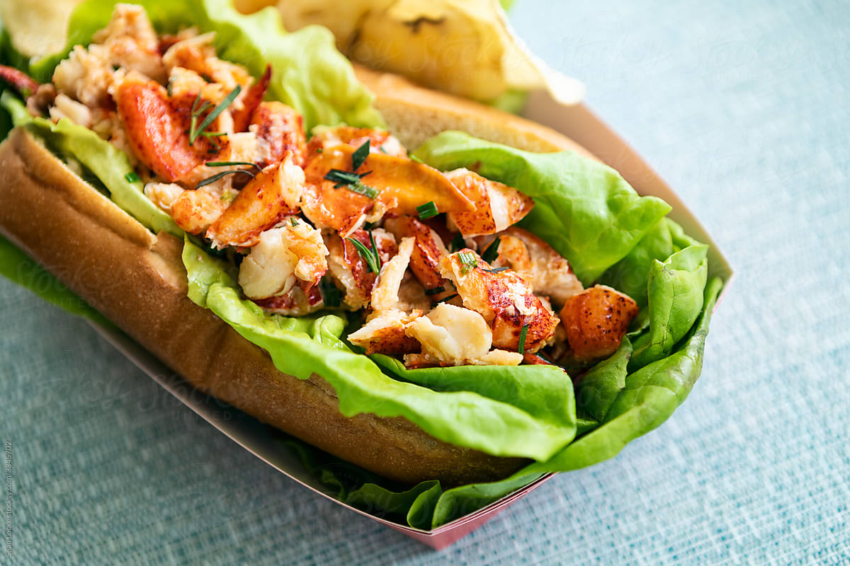 Delicious Warm and Buttery Lobster Roll